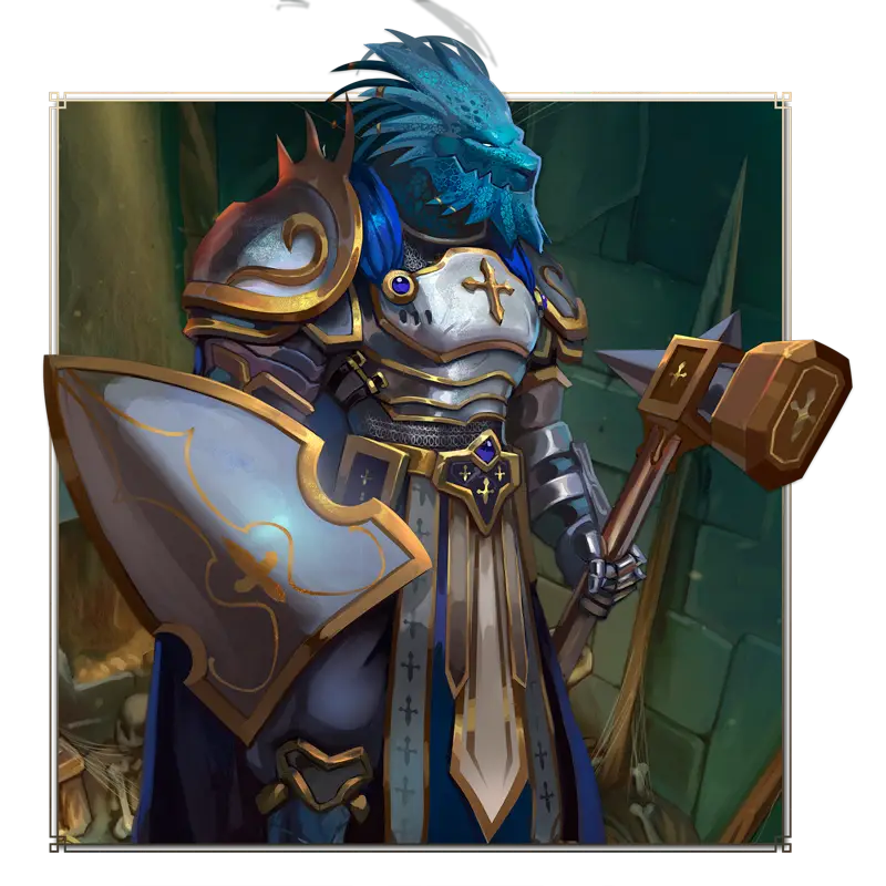 Hero: Drasek (Path of Devotion) Class: Paladin Race: Draconian