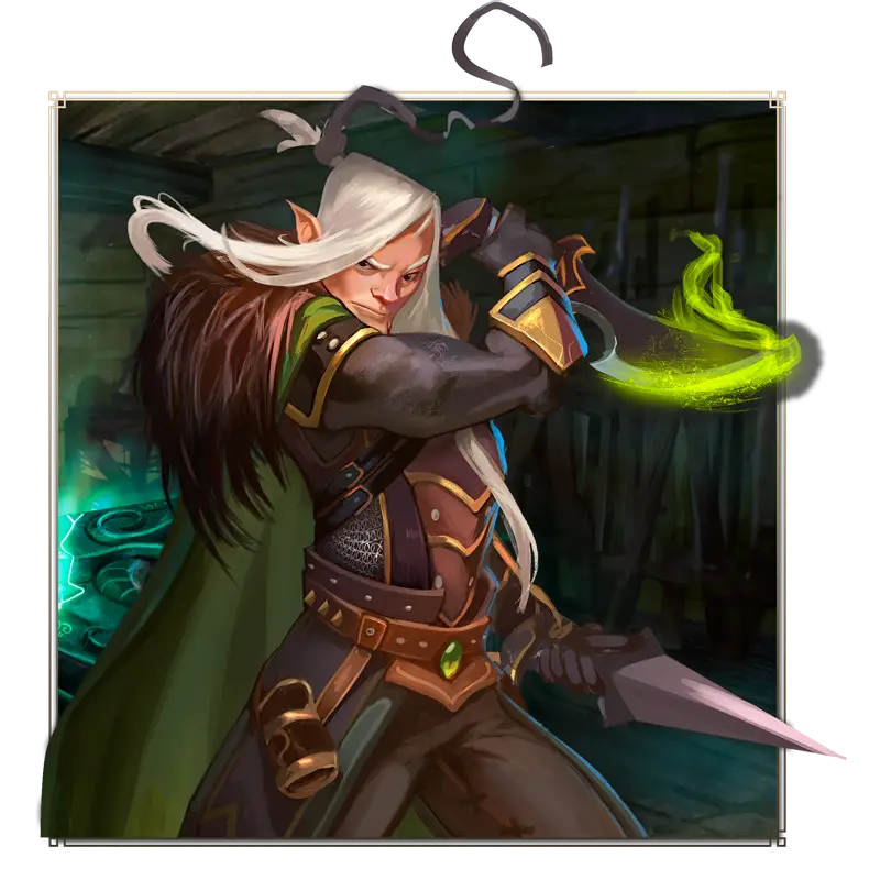 Hero: Elros (Path of Cunning) Class: Assassin Race: Elf